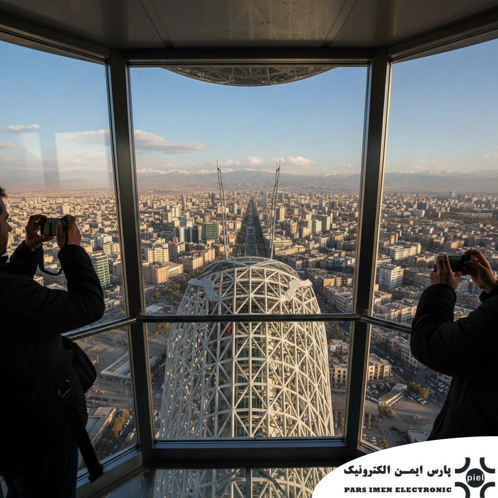 آسانسور شیشه ای برج میلاد