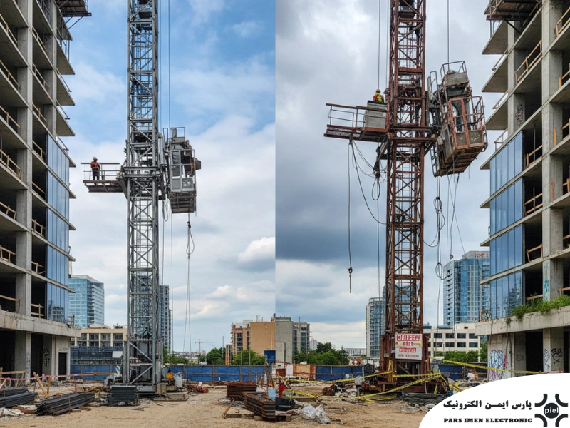 جلوگیری از ضعیف شدن بالابر ساختمانی