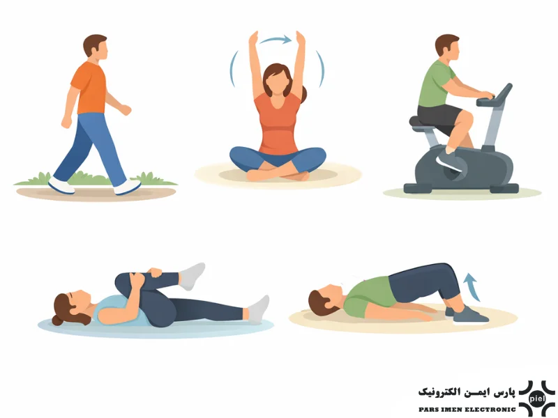 ورزش های مخصوص درمان درد زانو و کمر