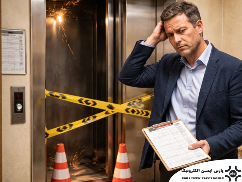 عواقب سرویس نکردن آسانسور