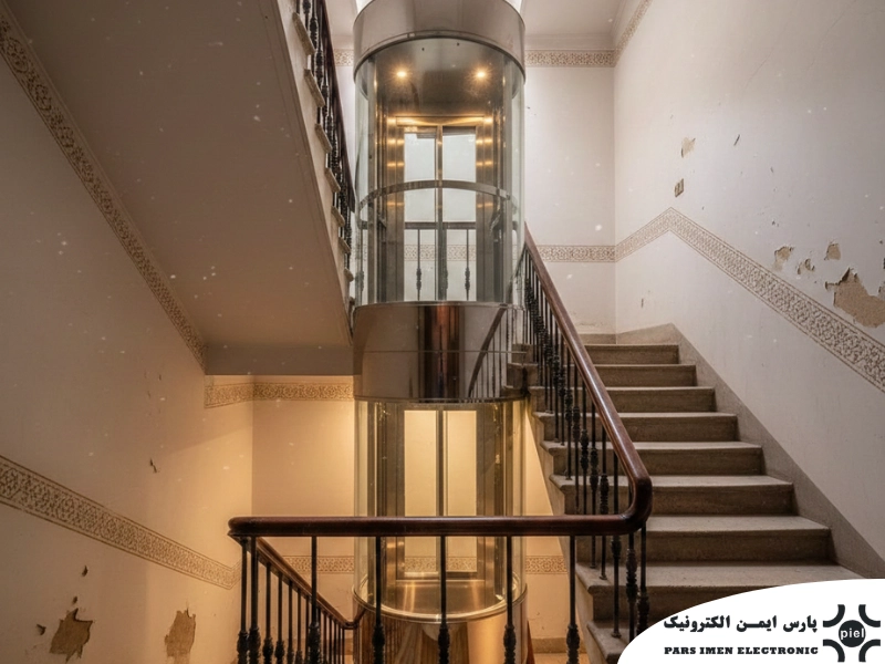 قیمت آسانسور خانگی 4 طبقه در ساختمان های قدیمی